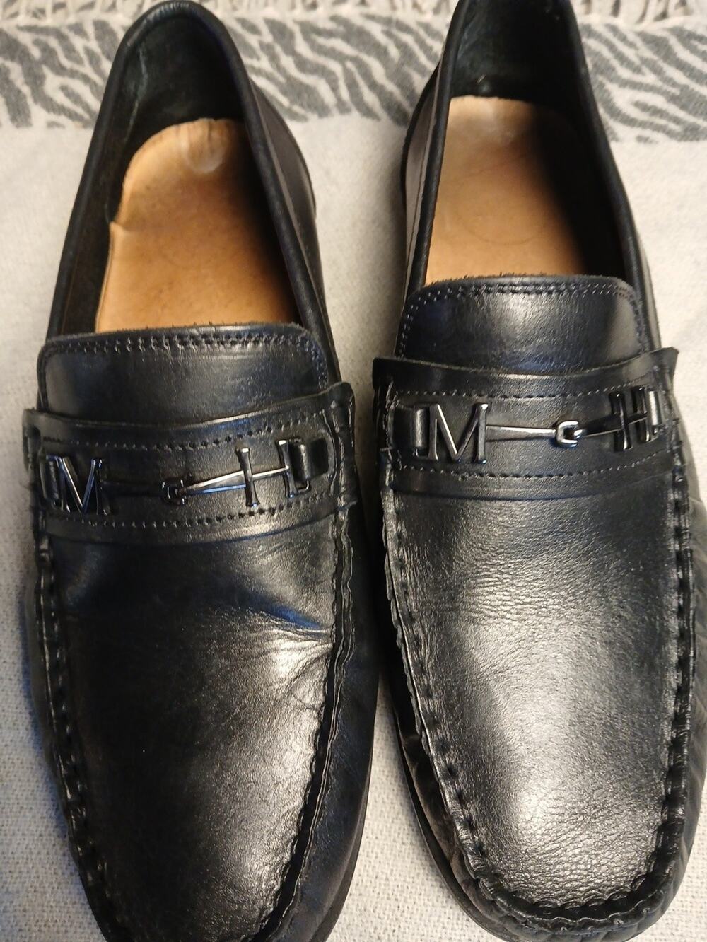 Mario Hernandez Leather Loafers Mens Size 7.5 EU Size 40 Brazilian Leather